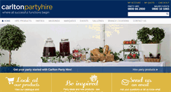 Desktop Screenshot of carltonpartyhire.co.nz
