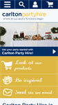 Mobile Screenshot of carltonpartyhire.co.nz